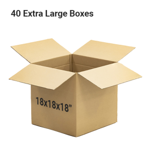 40 Extra Large Boxes