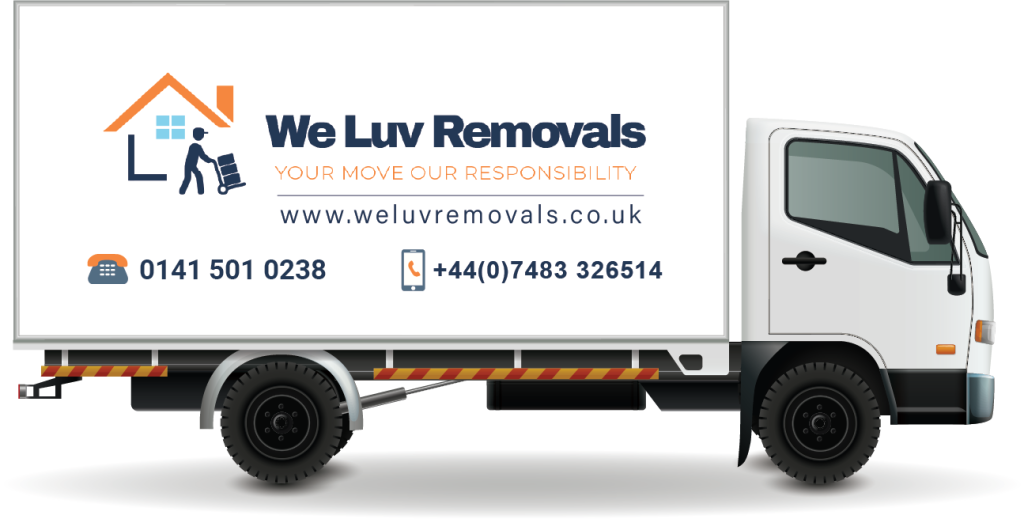 We Luv Removals Van